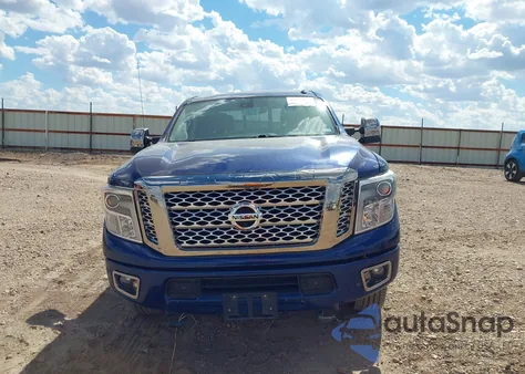 2017 Nissan Titan Xd Platinum Reserve Diesel from USA, damaged, VIN 1N6BA1F45HN572943